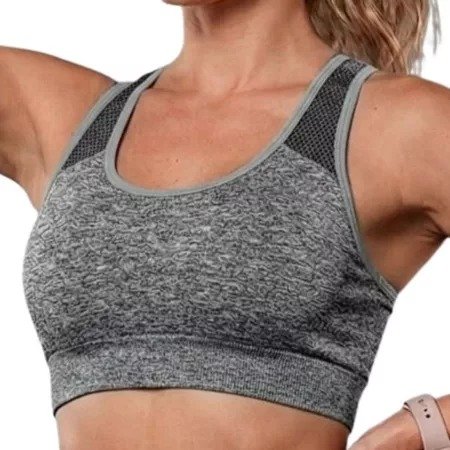Top Sutiã Feminino Sem Costura com Bojo Removível - Moda Realeza - Imagem 5
