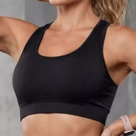 Top Sutiã Feminino Sem Costura com Bojo Removível - Moda Realeza - Imagem 2
