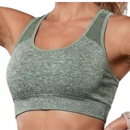Top Sutiã Feminino Sem Costura com Bojo Removível - Moda Realeza - Imagem 3